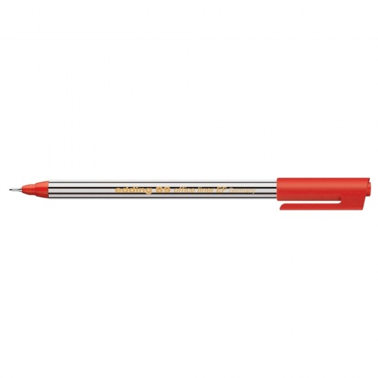 Liner Edding Office 89, varf fetru, 0.3 mm, rosu Liner Edding Office 89, varf fetru, 0.3 mm, rosu