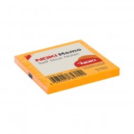 Notite adezive, Noki, portocaliu, 75 x 75 mm, 100 file/set