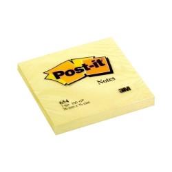 Notite adezive, Post-it, 76 x 76 mm, 100 file, galben Notite adezive, Post-it, 76 x 76 mm, 100 file, galben