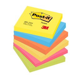 Notite adezive, Post-it, 76 x 76 mm, multicolor, neon, 100 file, 6 bucati/set Notite adezive, Post-it, 76 x 76 mm, multicolor, neon, 100 file, 6 bucati/set