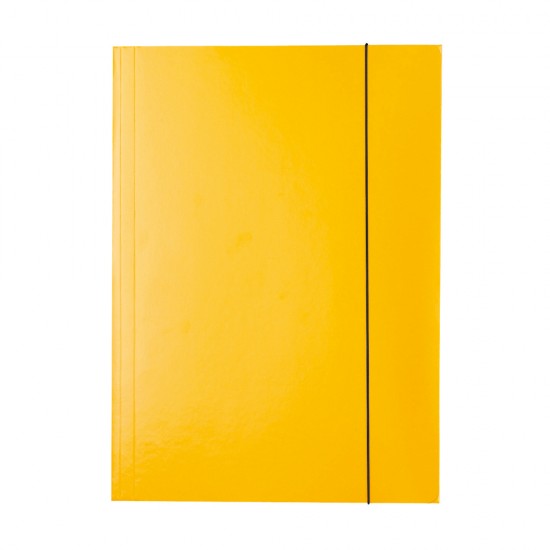 Mapa Esselte Economy din carton, cu elastic, galben Mapa Esselte Economy din carton, cu elastic, galben