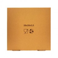 Cutie pizza 28x28x3.5 cm Kraft