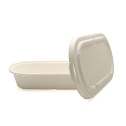 Set de 50 bucati, Cutie meniu Bio 850 ml Set de 50 bucati, Cutie meniu Bio 850 ml