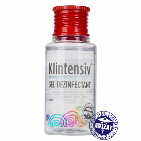 Gel dezinfectant Klintensiv pentru maini 28 ml Gel dezinfectant Klintensiv pentru maini 28 ml