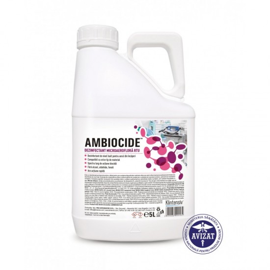KLINTENSIV® AMBIOCIDE - Dezinfectant Microaeroflora RTU 5L KLINTENSIV® AMBIOCIDE - Dezinfectant Microaeroflora RTU 5L