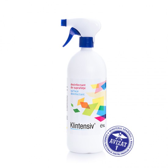KLINTENSIV® - Dezinfectant suprafete gata de lucru 1000 ml KLINTENSIV® - Dezinfectant suprafete gata de lucru 1000 ml