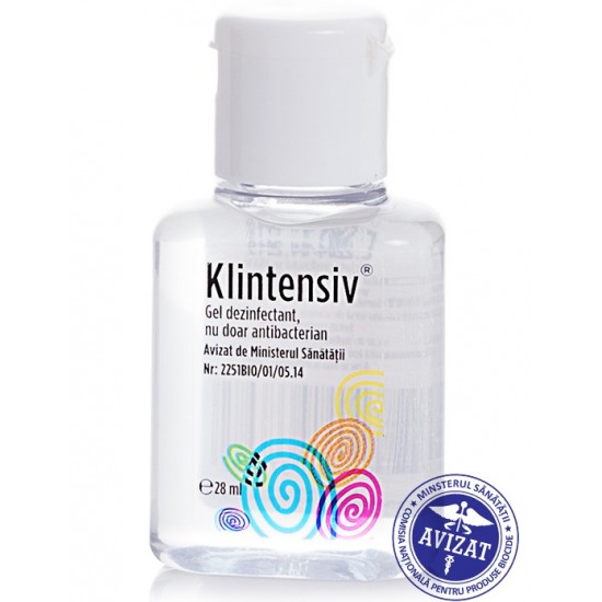 KLINTENSIV - Gel dezinfectant maini 28 ml KLINTENSIV - Gel dezinfectant maini 28 ml