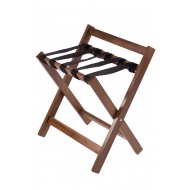 Suport de bagaj  drept cu spatar - Stejar Suport de bagaj  drept cu spatar - Stejar