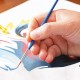 [APERTA] Acuarele tempera Carioca 12 culori 10 ml cu tăviță și pensulă
