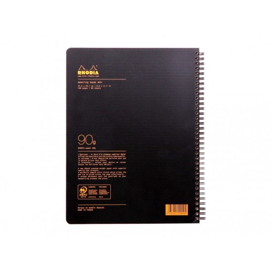 Agendă A4+ Meeting, cu spiră Rhodia Agendă A4+ Meeting, cu spiră Rhodia