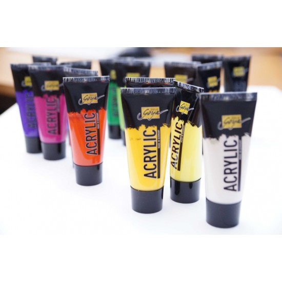 Vopsea acrilică Solo Goya, set 16 buc x 20 ml Vopsea acrilică Solo Goya, set 16 buc x 20 ml