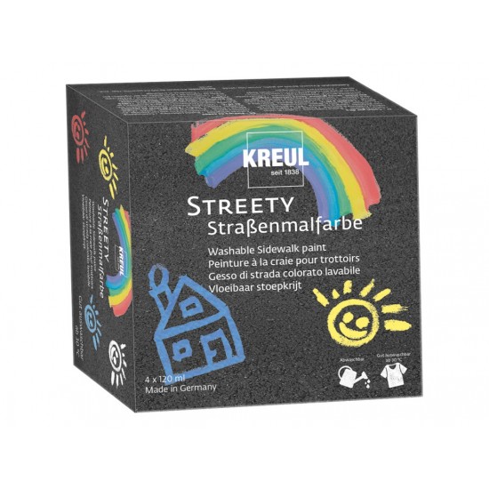 [APERTA] Vopsea Streety Sidewalk Kreul, set 4 x 120 ml