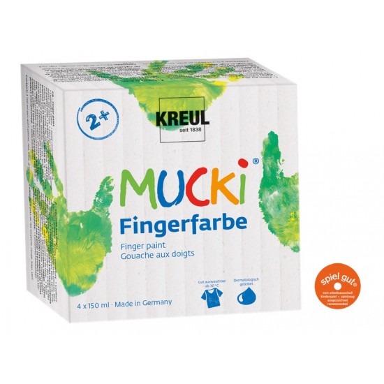 [APERTA] Finger Paint Mucki, set 4 x 150 ml