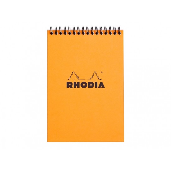 Blocnotes A5 Spiral Pad Rhodia Classic Orange Blocnotes A5 Spiral Pad Rhodia Classic Orange