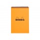 Blocnotes A5 Spiral Pad Rhodia Classic Orange Blocnotes A5 Spiral Pad Rhodia Classic Orange