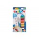 [APERTA] Acuarele tempera Carioca 12 culori 10 ml cu tăviță și pensulă