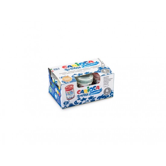 [APERTA] Acuarele tempera Carioca 6x25 ml set