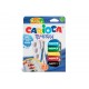 [APERTA] Acuarele tempera Carioca 7 culori 10 ml cu tăviță și pensulă