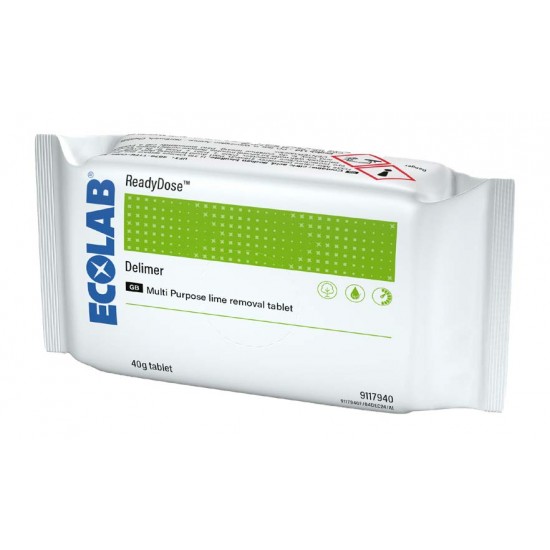 ReadyDose™ Delimer Tablet Ecolab – Tablete pentru îndepărtarea depunerilor de calcar 30 buc/ cutie ReadyDose™ Delimer Tablet Ecolab – Tablete pentru îndepărtarea depunerilor de calcar 30 buc/ cutie