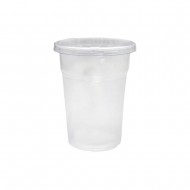 Pahare Plastic 400 CC, Frappe, 50 buc/set