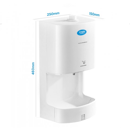 Dozator dezinfectant senzor ABS, Limpio, 2000ml Dozator dezinfectant senzor ABS, Limpio, 2000ml