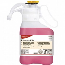 Detergent detartrant igienizant grupuri sanitare 1.4L, SANI 4 in 1 Plus SD Detergent detartrant igienizant grupuri sanitare 1.4L, SANI 4 in 1 Plus SD
