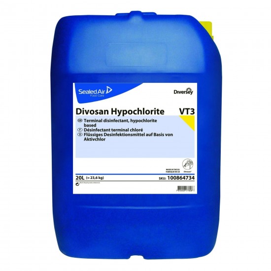 Dezinfectant oxidant Divosan Hypochlorite, Diversey, 20L Dezinfectant oxidant Divosan Hypochlorite, Diversey, 20L