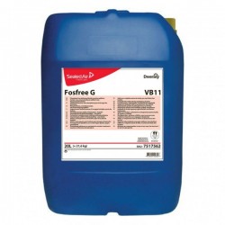 Detergent lichid pentru masini de spalat sticla, Fosfree G, Diversey, 21.6 kg Detergent lichid pentru masini de spalat sticla, Fosfree G, Diversey, 21.6 kg