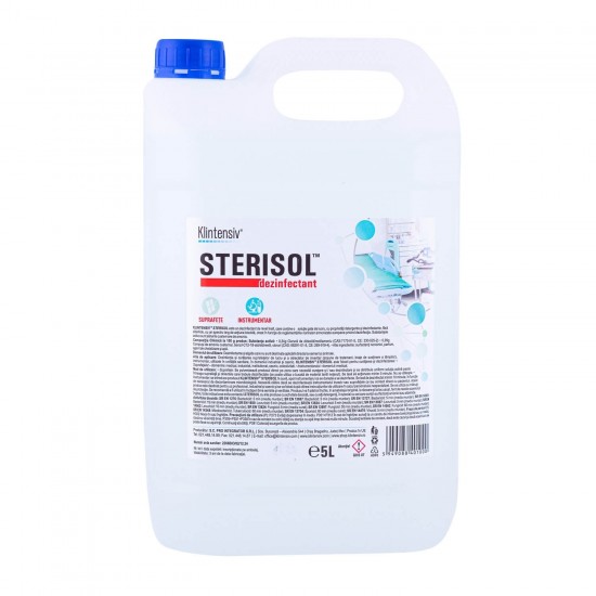 STERISOL™ – Dezinfectant pentru suprafete si instrumentar, 5 litri - Avizat MS STERISOL™ – Dezinfectant pentru suprafete si instrumentar, 5 litri - Avizat MS