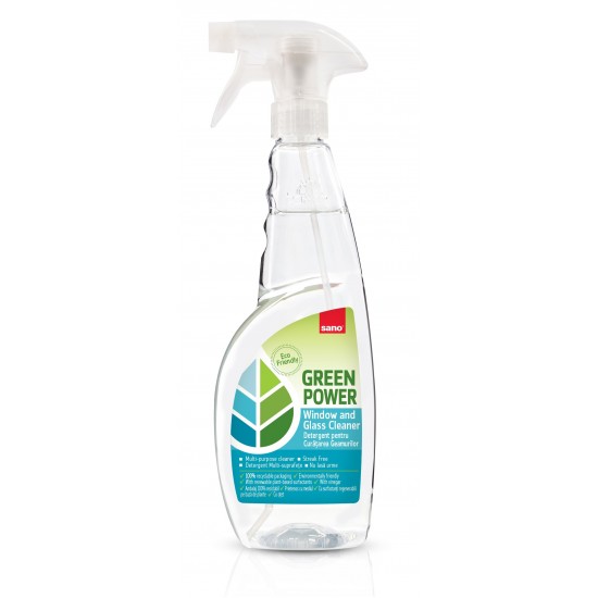 Detergent Sano Green Power Window Cleaner, 750ml Detergent Sano Green Power Window Cleaner, 750ml