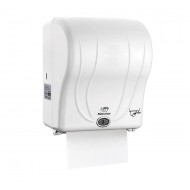 Dispenser electric pentru rola prosop hartie, 21 cm, Alb