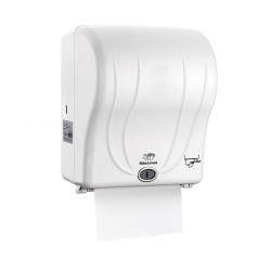 Dispenser electric pentru rola prosop hartie, 21 cm, Alb Dispenser electric pentru rola prosop hartie, 21 cm, Alb