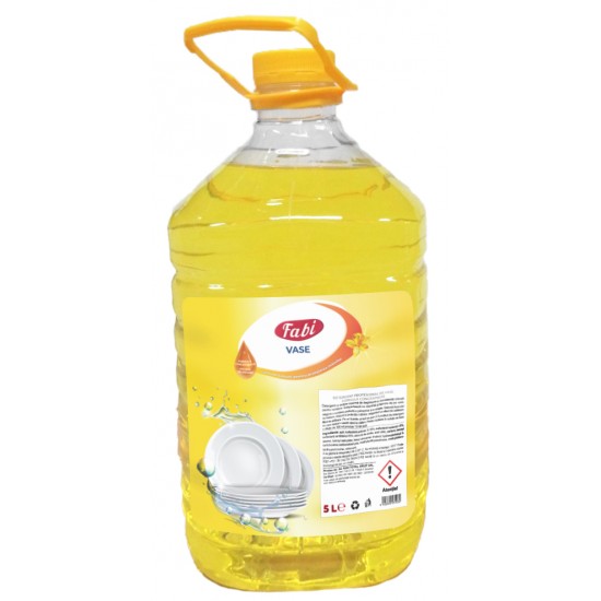 Detergent pentru Vase, concentrat, cu balsam, Fabi, bidon 5L