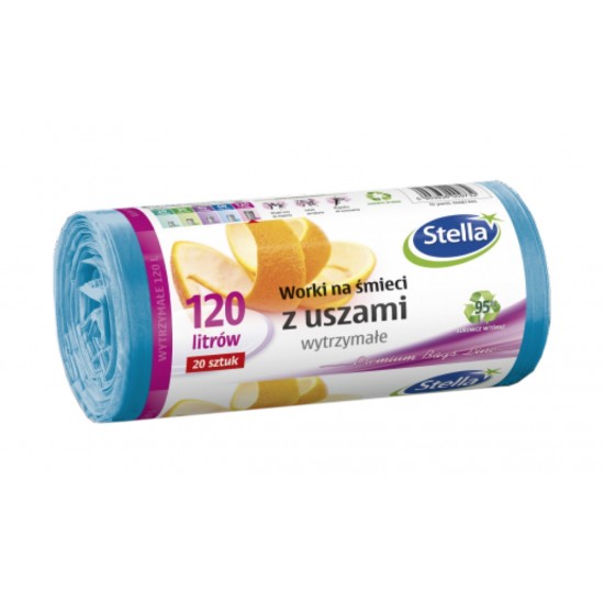 STELLA Saci Menaj 120 L 20/set HD-LD Albastru