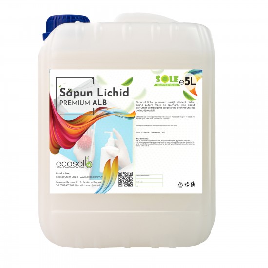 Sapun lichid premium cu glicerina, 5L AQAS