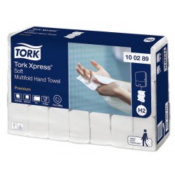 Prosoape hartie pliate Premium, 2 straturi, 150 buc/pachet, Tork Xpress® Soft Multifold Prosoape hartie pliate Premium, 2 straturi, 150 buc/pachet, Tork Xpress® Soft Multifold