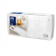 Servețele masă cu buzunar pentru tacâmuri, premium Textile Feel, 40x40cm, 200 buc, Tork