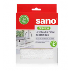 Laveta din fibre de bambus ultra-absorbanta Sano, 1 buc Laveta din fibre de bambus ultra-absorbanta Sano, 1 buc