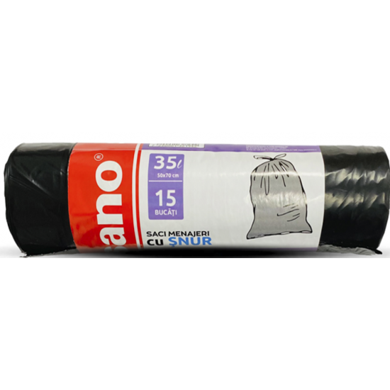 SANO SACI MENAJERI SNUR 35L, NEGRI 