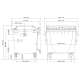 Eurocontainer negru din material plastic, cu capac plat SULO, 1100 L  - Transport Inclus