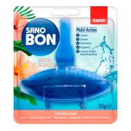 SANO BON BLUE PEACH 5in1, 55g, odorizant vas toaleta