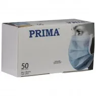 Masca de unica folosinta, cu 3 straturi si pliuri, Prima, 50 buc/cutie Masca de unica folosinta, cu 3 straturi si pliuri, Prima, 50 buc/cutie