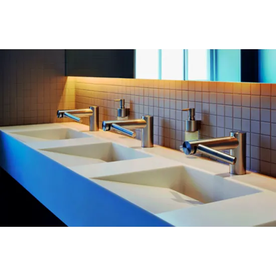 Uscător de mâini Dyson Airblade Wash+Dry, prindere pe blat