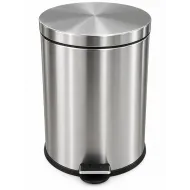 Coș de gunoi din inox cu pedală și capac soft-close, 20 L