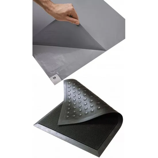 Pachet Covor exterior RUBBER BRUSH 90x150cm si 5x Covor Sticky Mat 60 x 90 cm Pachet Covor exterior RUBBER BRUSH 90x150cm si 5x Covor Sticky Mat 60 x 90 cm