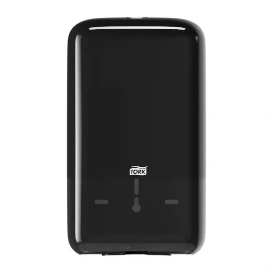 Dispenser negru pentru hartie igienica pliata, bulk, Tork