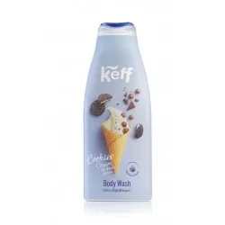 Keff gel de duș Cookies & Cream, 500 ml