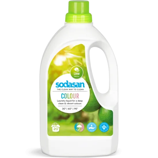 Detergent ecologic lichid pentru rufe albe si colorate 1.5L Sodasan Detergent ecologic lichid pentru rufe albe si colorate 1.5L Sodasan