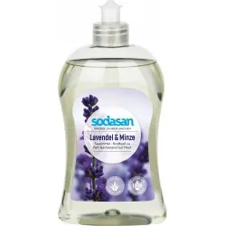 Detergent vase lichid bio lavanda si menta 500 ml Sodasan                                           