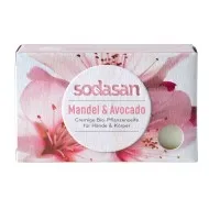 Sapun crema bio migdale si avocado 100g SODASAN                                                     